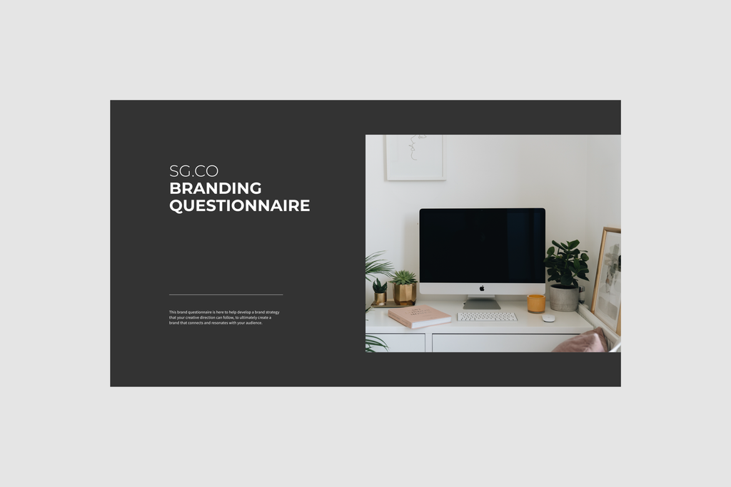 Brand Questionnaire – Presentation Template