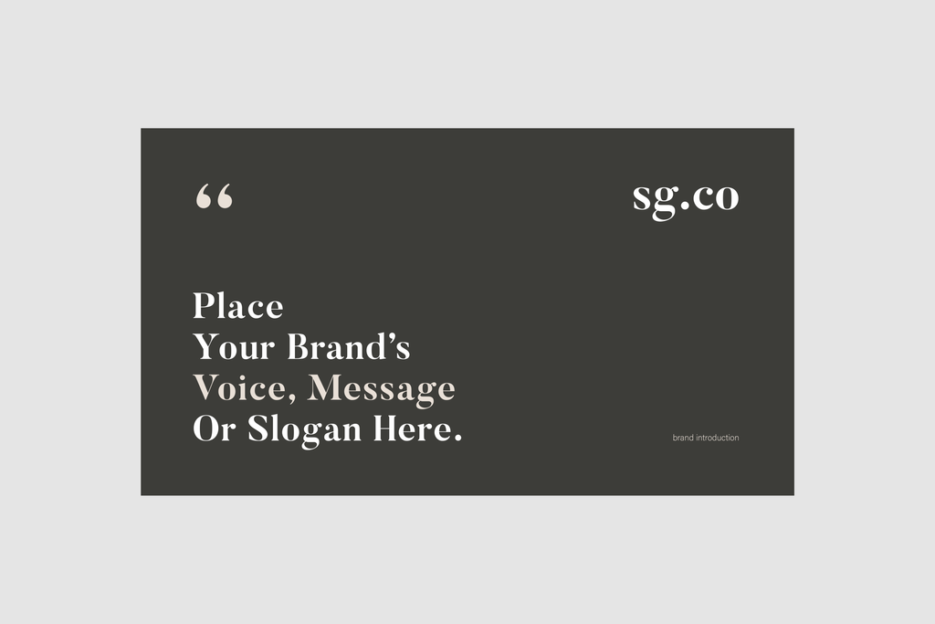 Ogol Price, Service & Proposal – Presentation Template