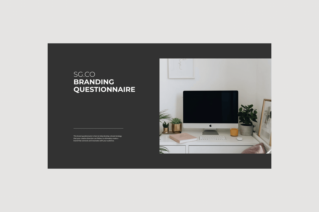 Brand Questionnaire – Presentation Template