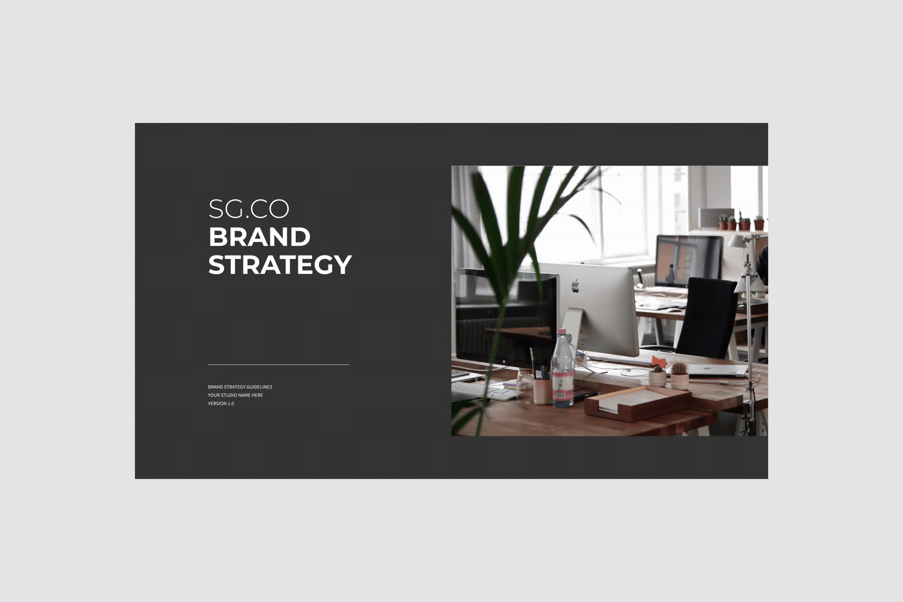 Brand Strategy Workbook – Presentation Template