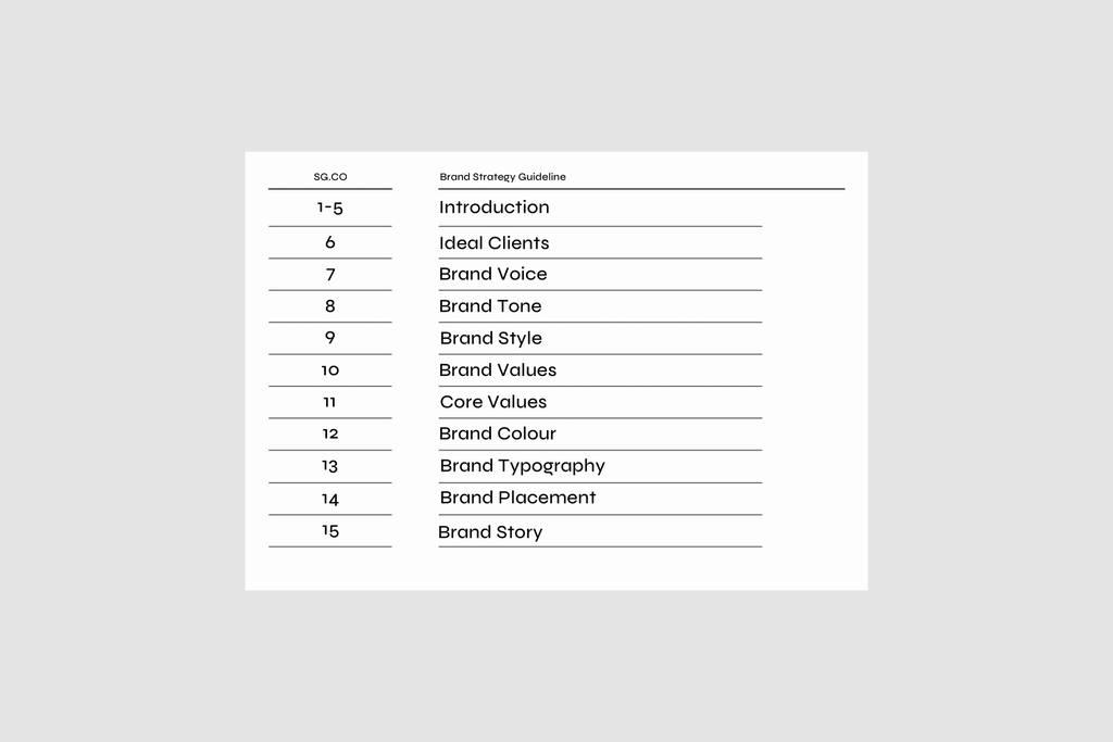 Brand Strategy Workbook – Presentation Template