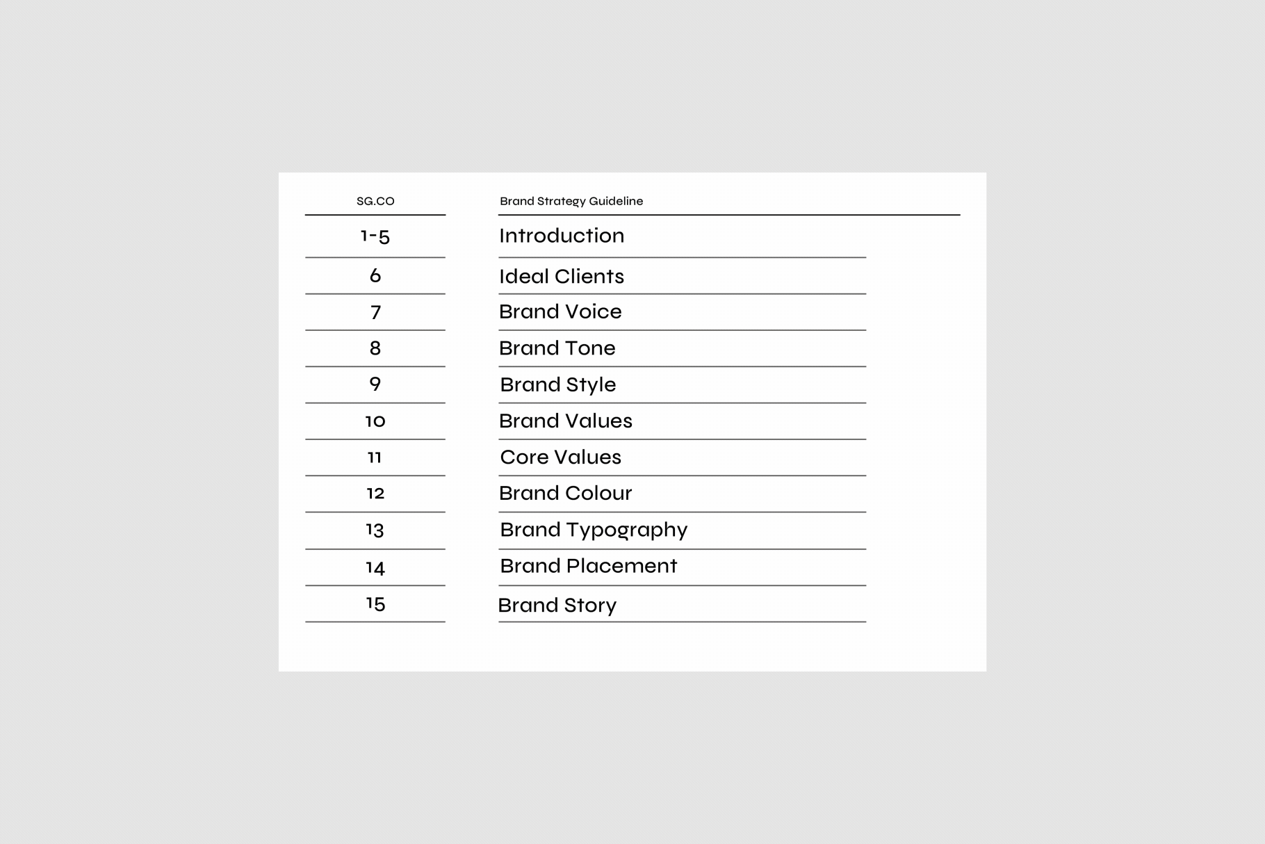 Brand Strategy Workbook – Presentation Template