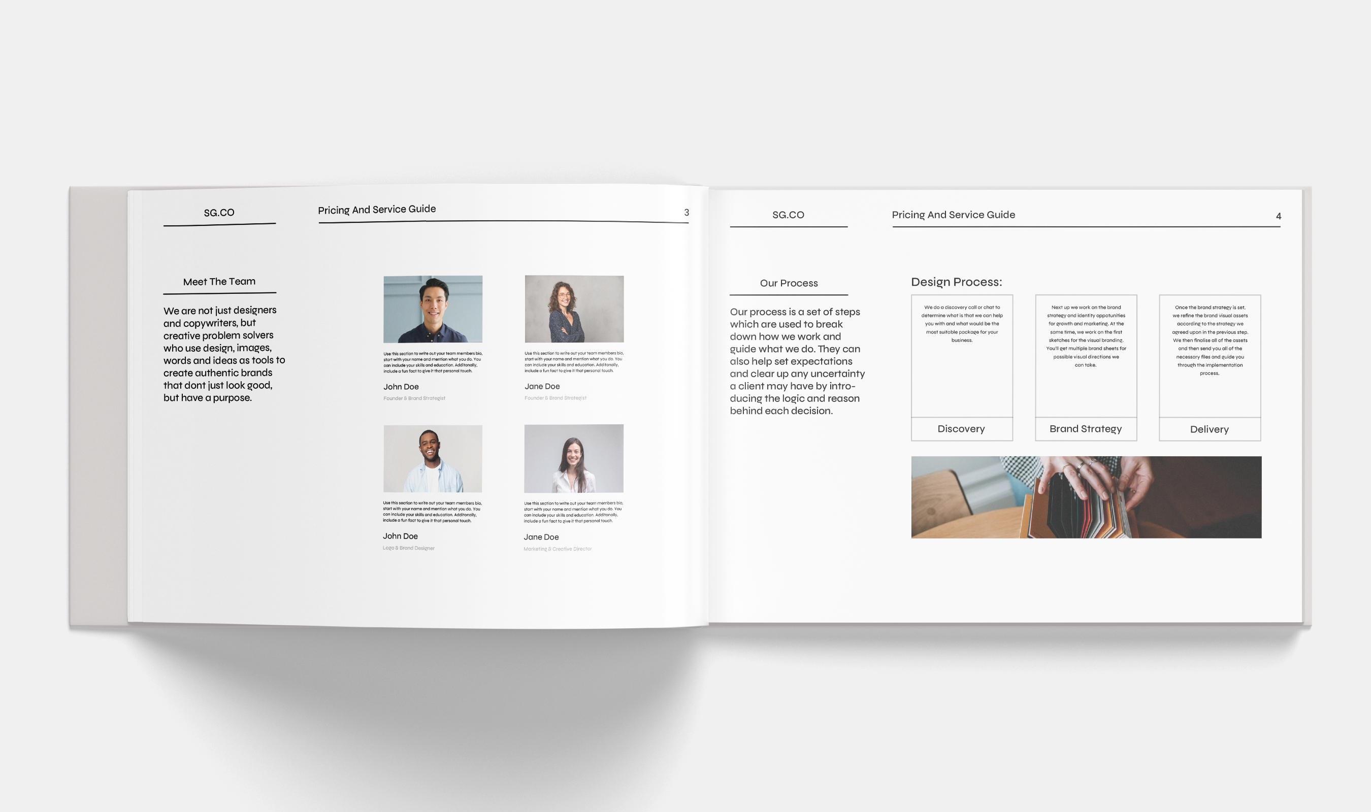 Pricing and Service Guide – Presentation Template