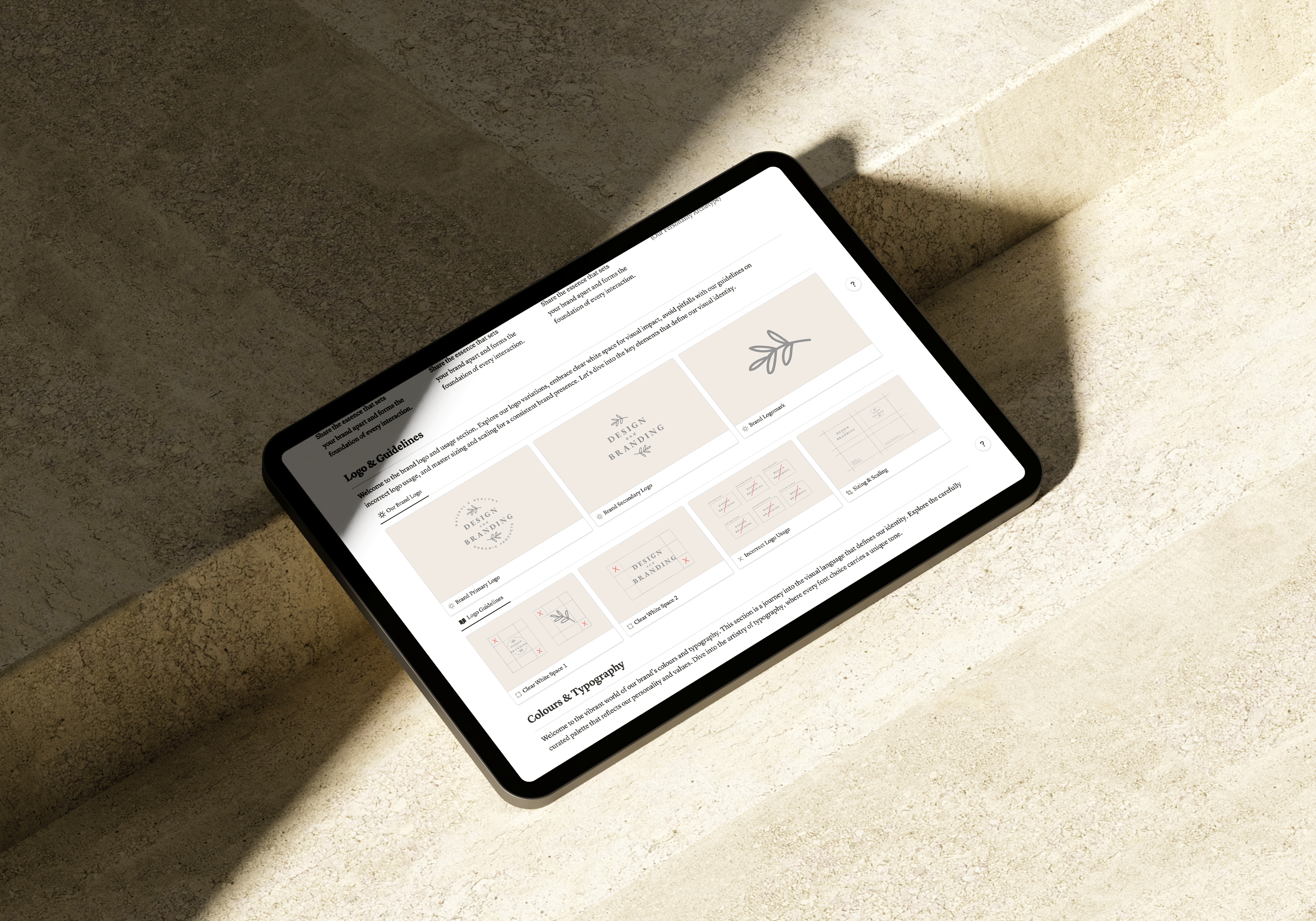 Brand Guidelines – Presentation Template