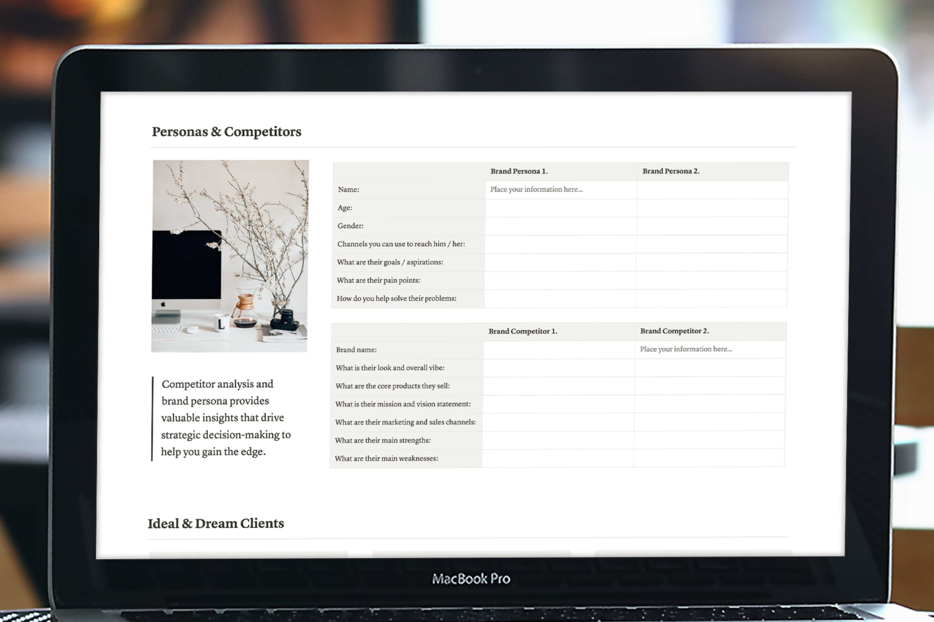 Brand Strategy Workbook – Presentation Template