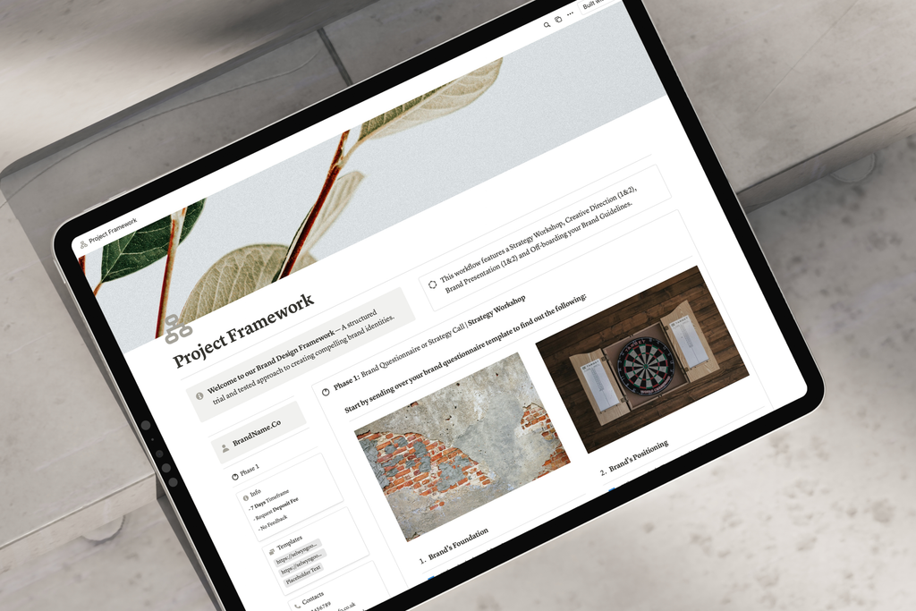 Project Framework Hub – Presentation Template