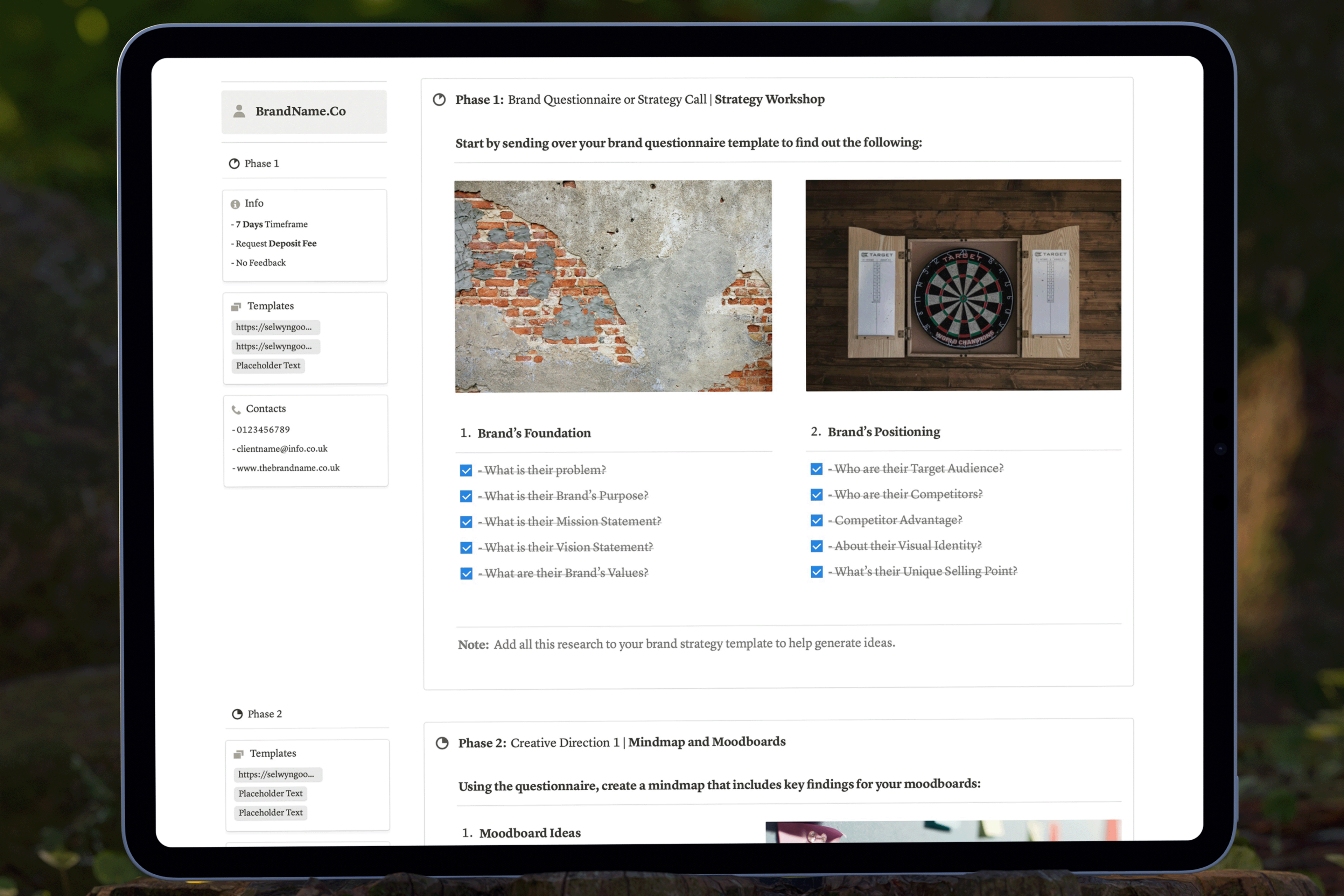 Project Framework Hub – Presentation Template