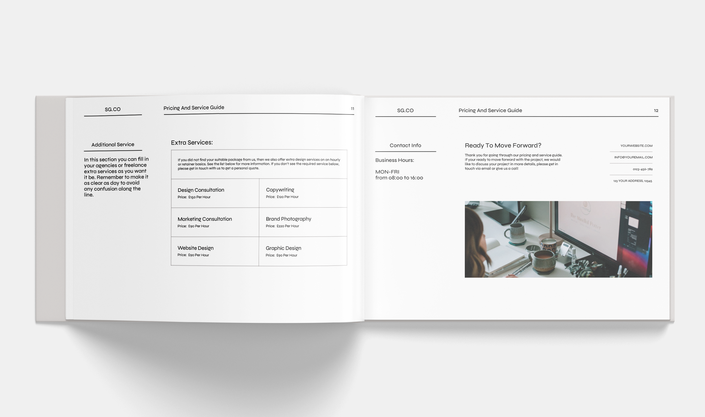 Pricing and Service Guide – Presentation Template