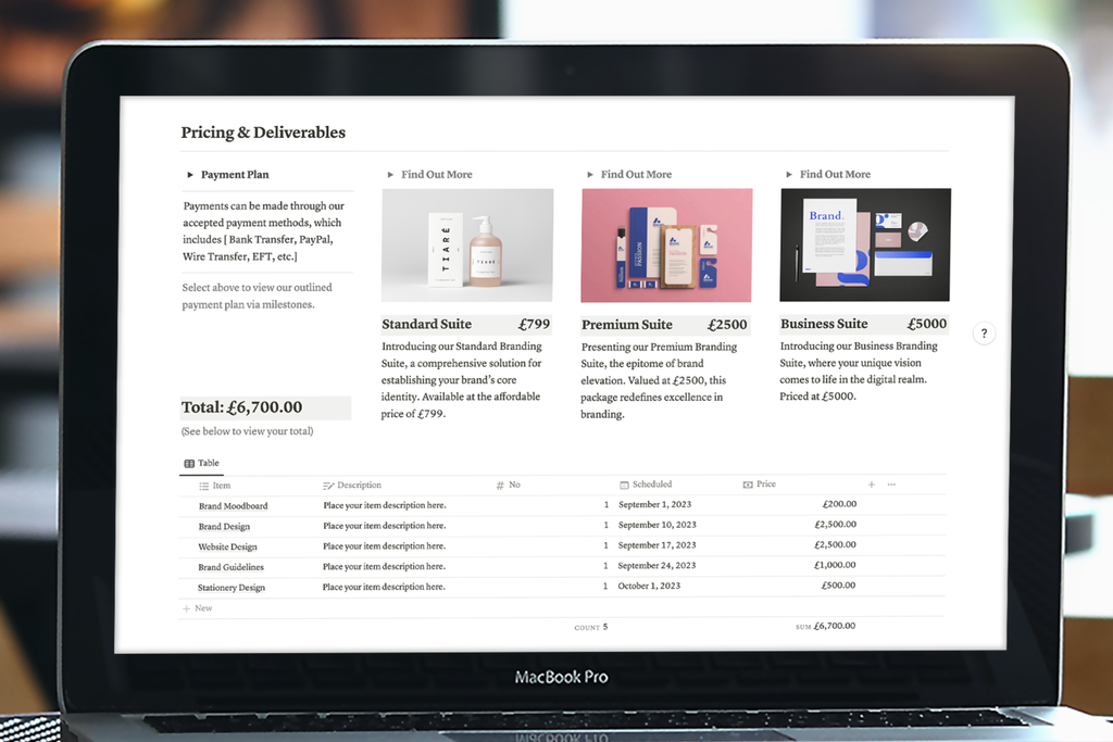 Project Proposal – Presentation Template