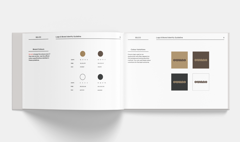 Minimalist Brand Guidelines – Presentation Template