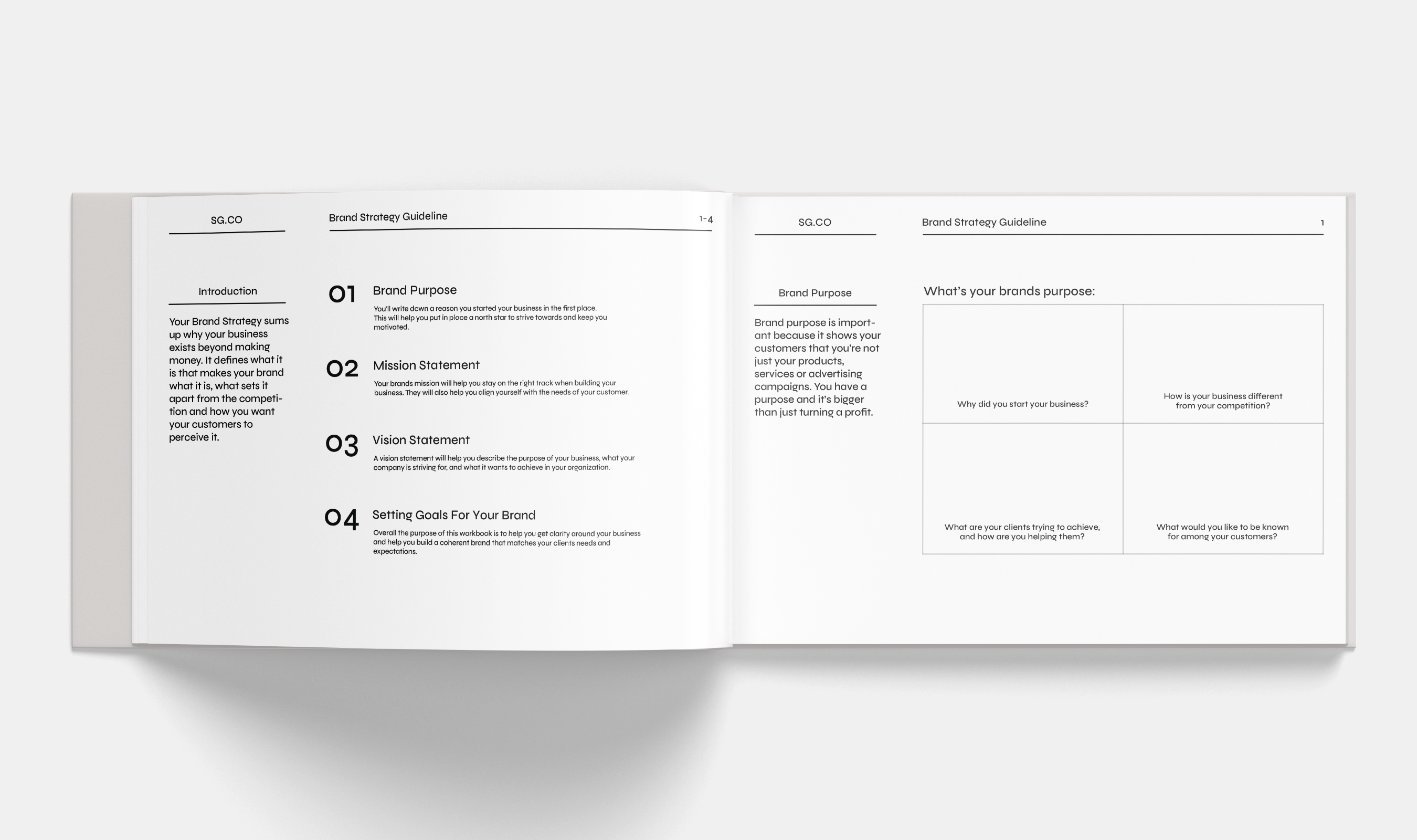 Brand Strategy Workbook – Presentation Template