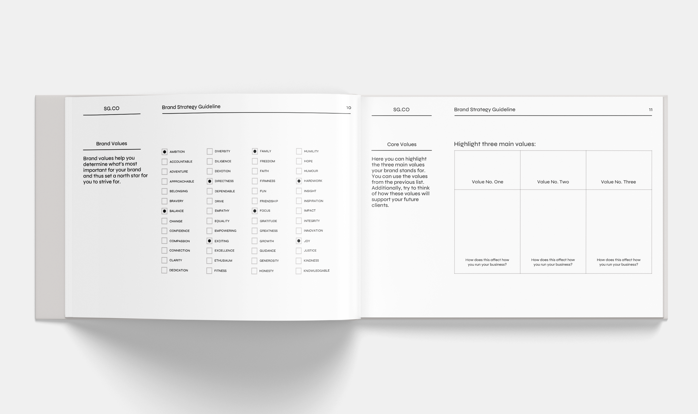 Brand Strategy Workbook – Presentation Template