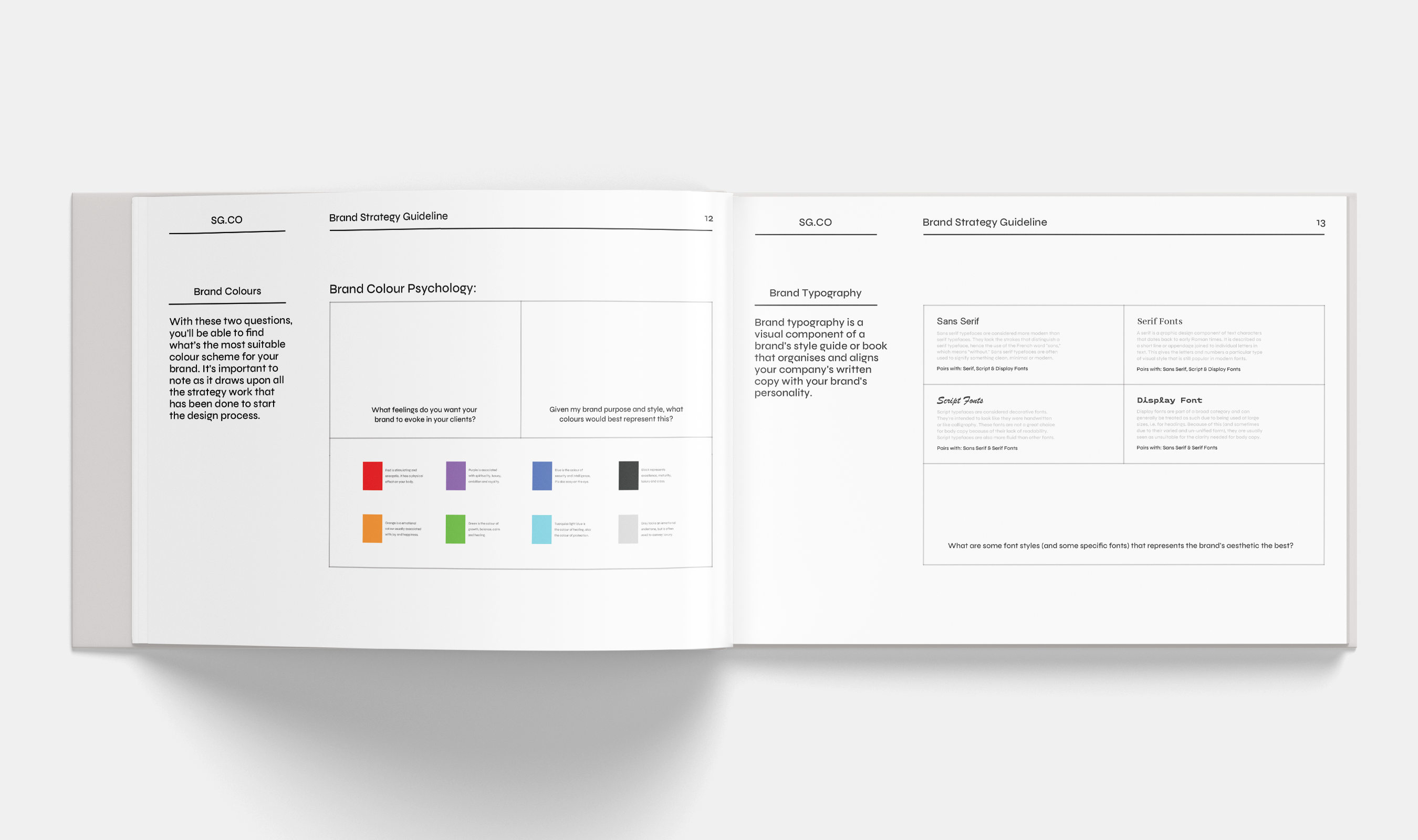 Brand Strategy Workbook – Presentation Template