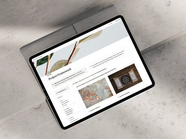 Notion Project Framework Hub – Presentation Template