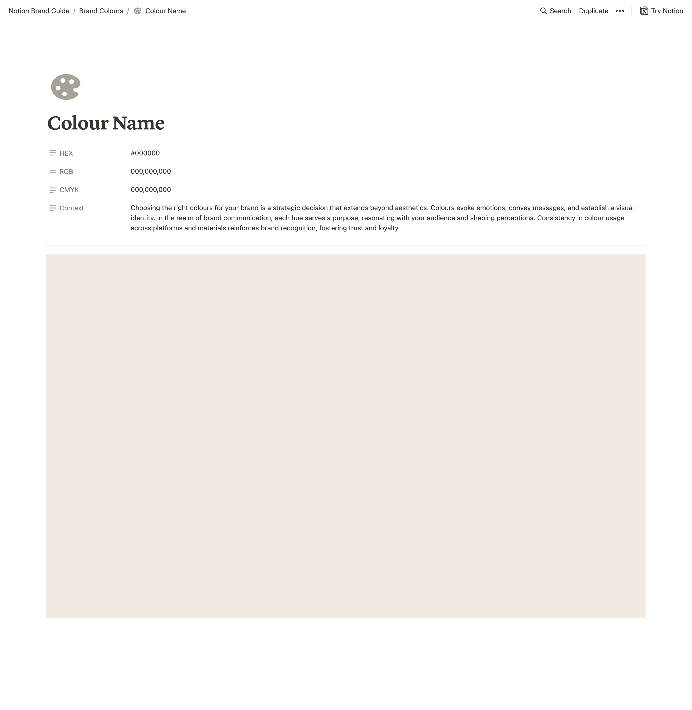 Brand Guidelines – Presentation Template