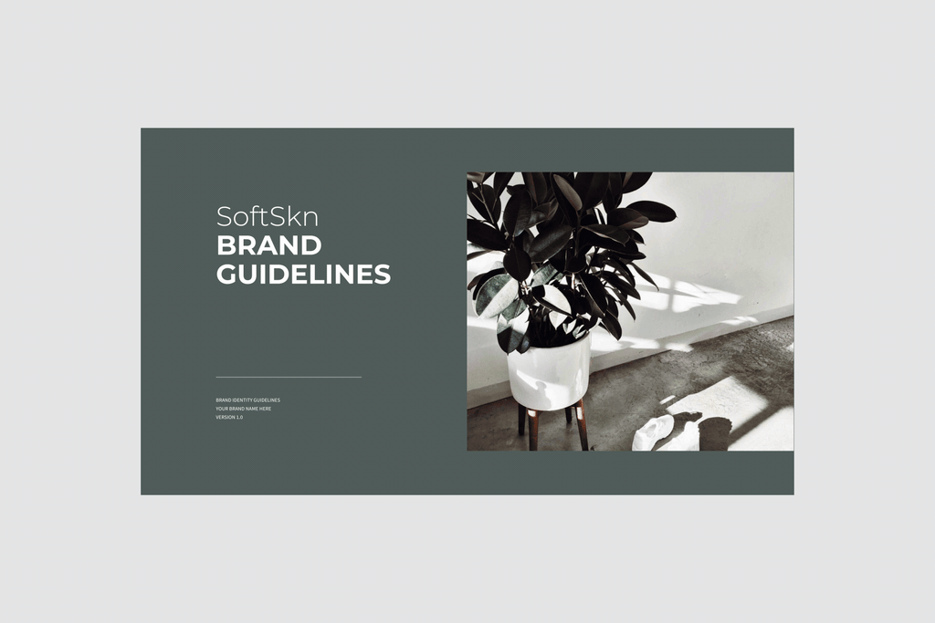 SoftSkn Brand Guidelines – Presentation Template