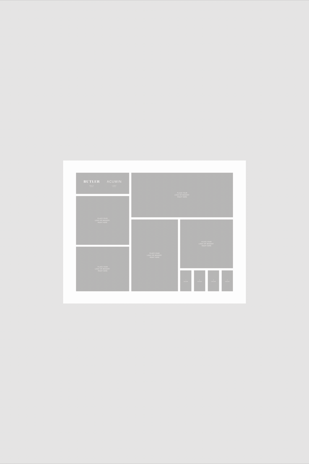 Ogol Brand Board Sheets – Presentation Template