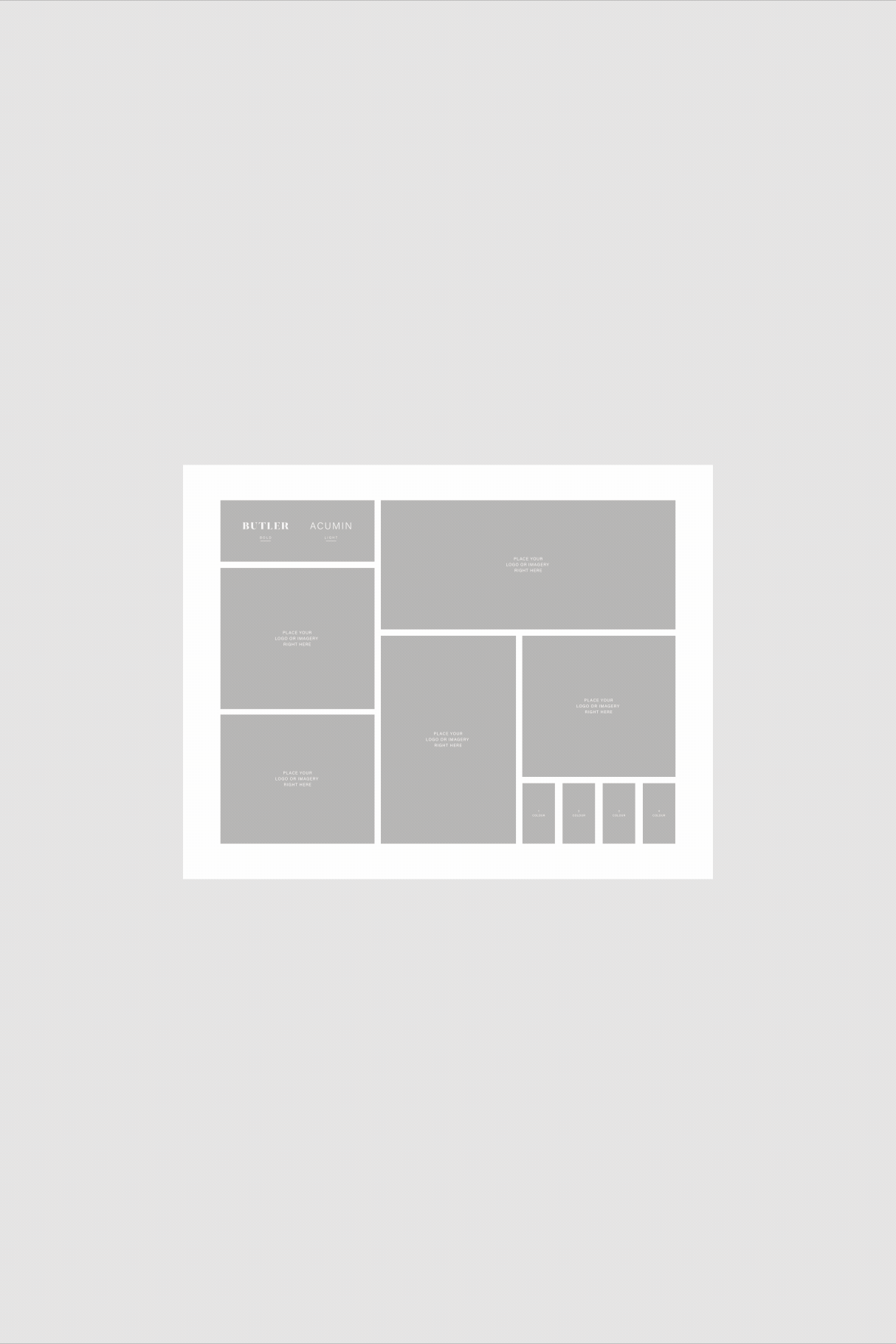 Ogol Brand Board Sheets – Presentation Template
