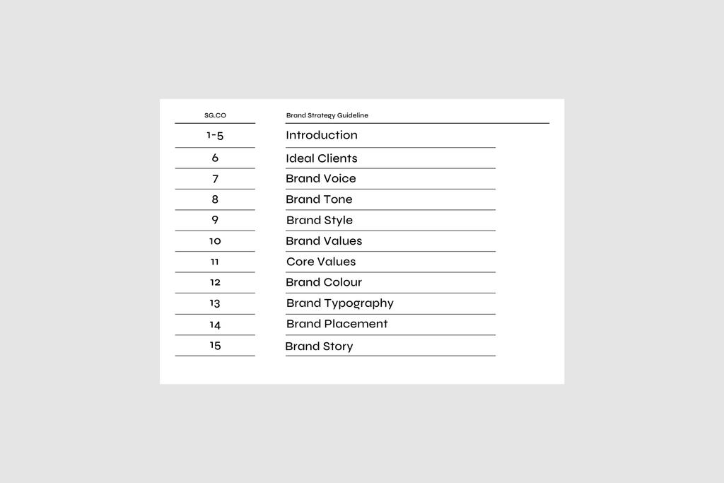 Brand Strategy Workbook – Presentation Template