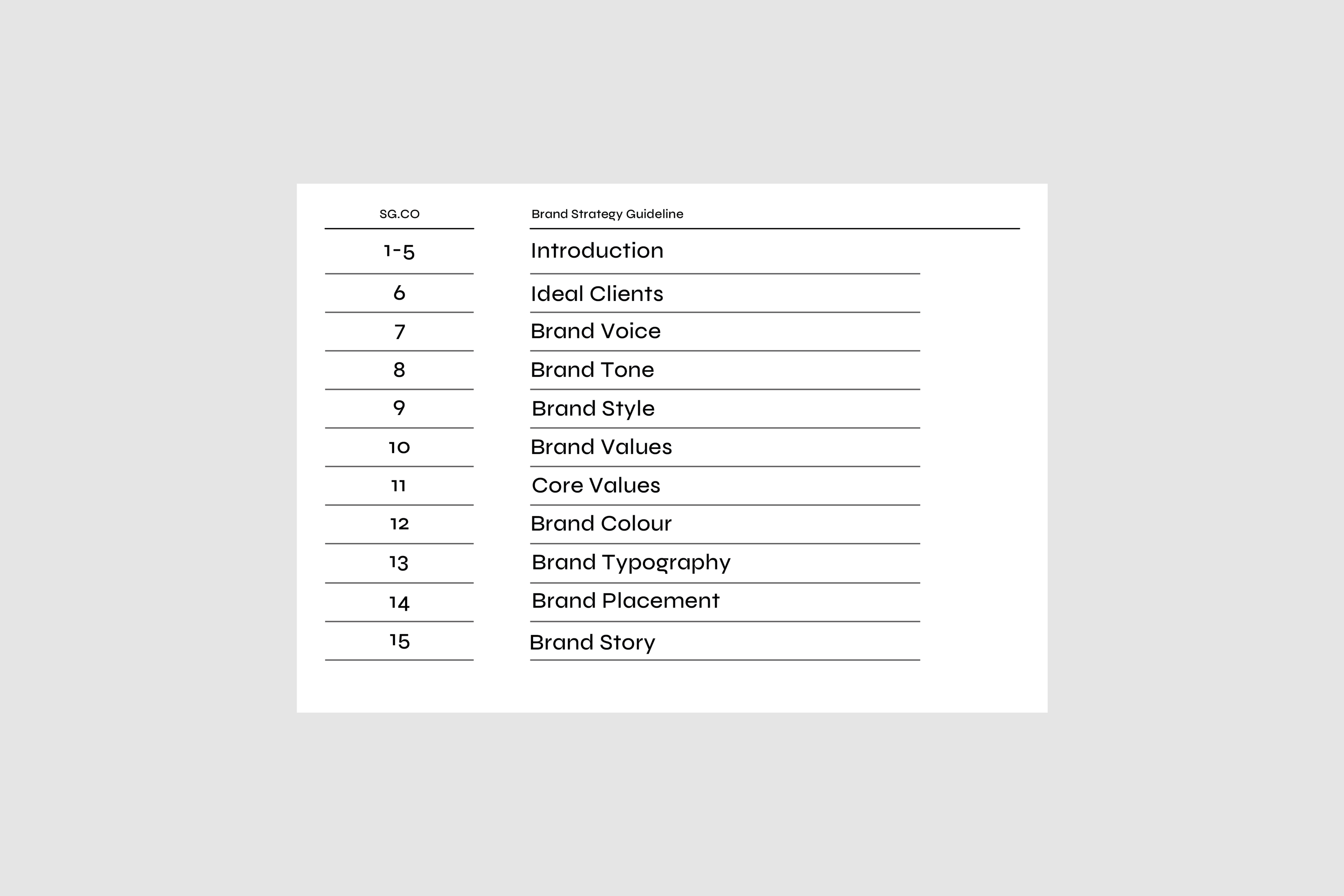 Brand Strategy Workbook – Presentation Template