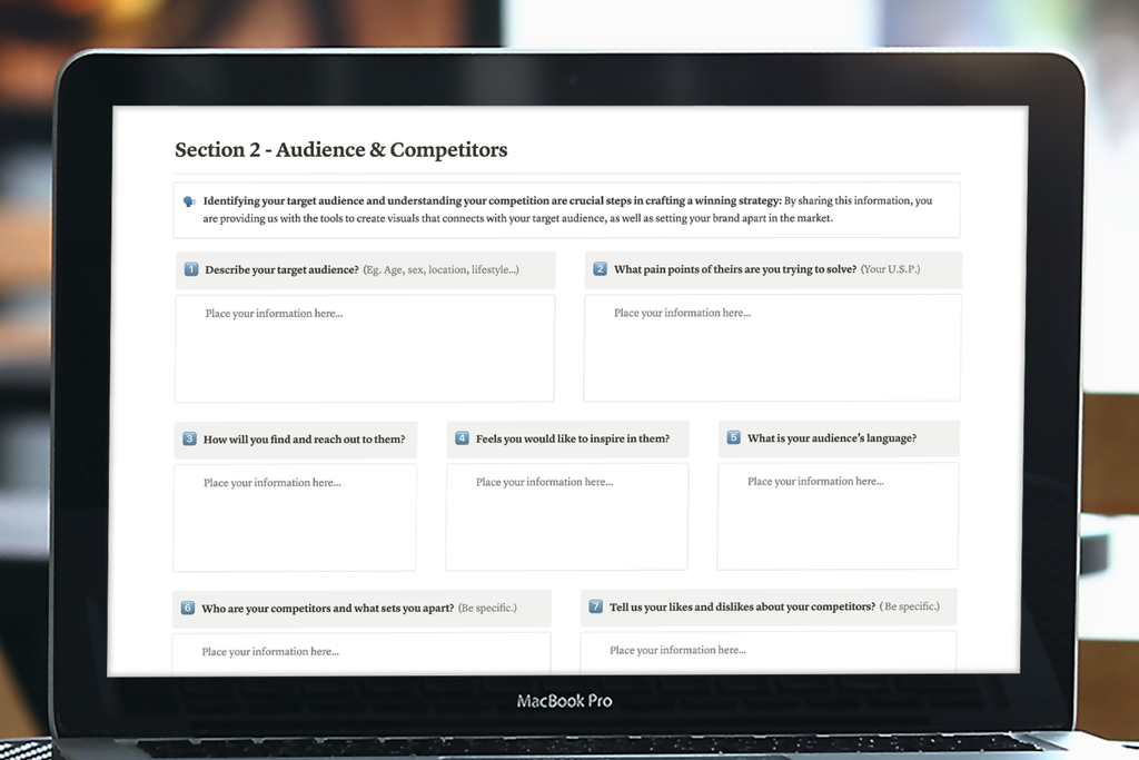 Brand Questionnaire – Presentation Template