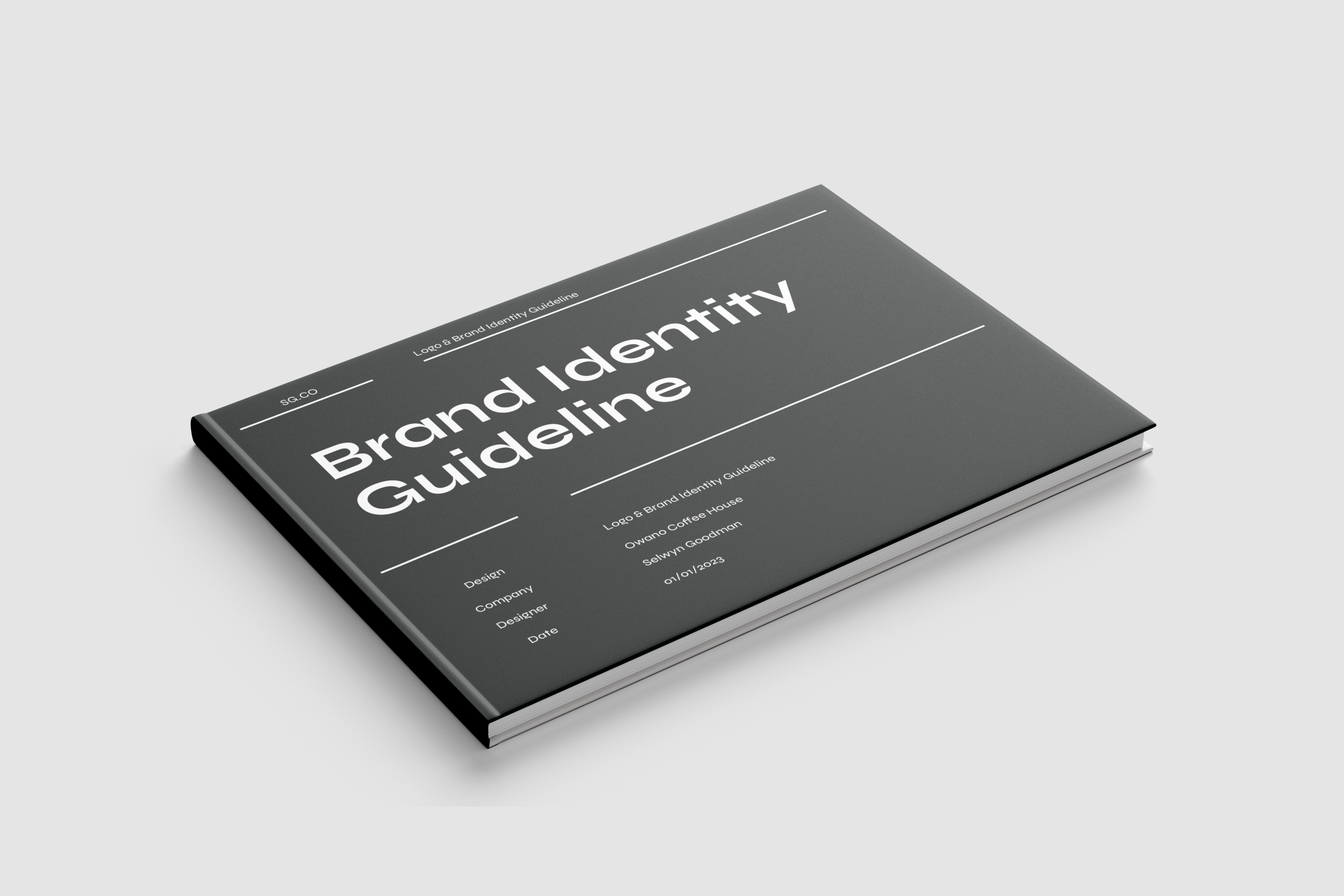 Minimalist Brand Guidelines – Presentation Template