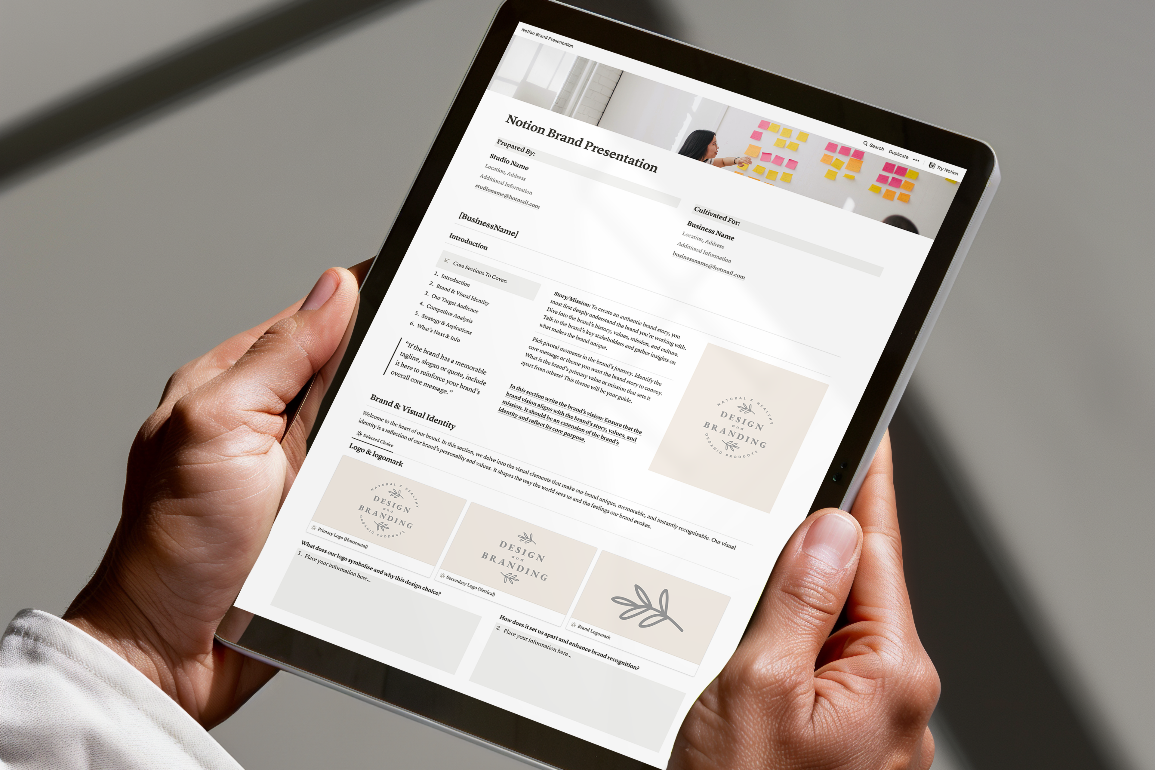 Brand Presentation – Presentation Template