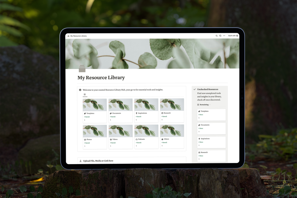 Resource Library Hub – Presentation Template